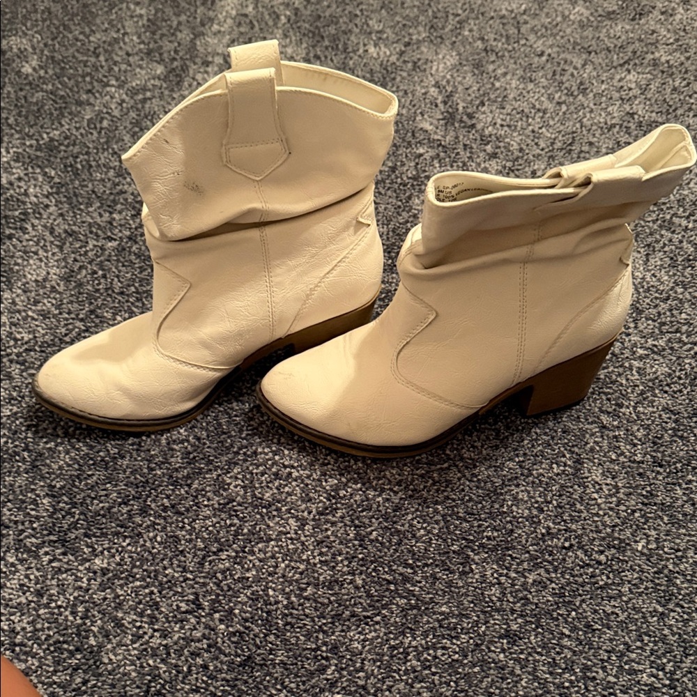 Chic Cream Ankle Booties